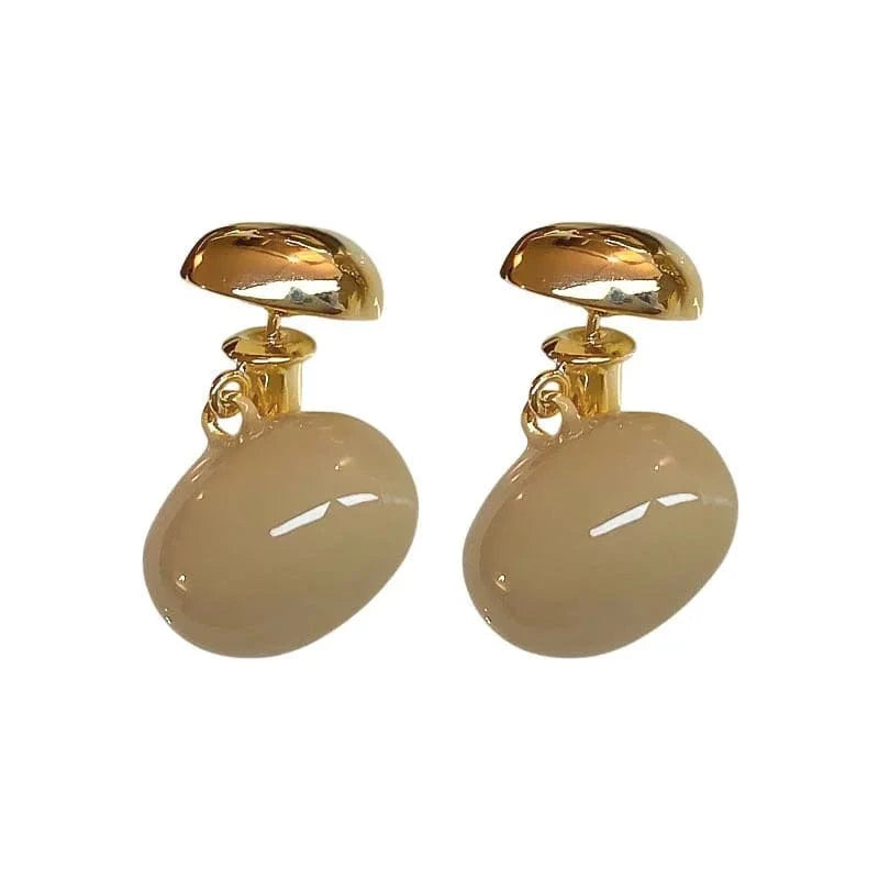 Boucle d&#39;Oreille Ronde Pendante