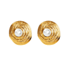 Boucle d&#39;Oreille Ronde Perle