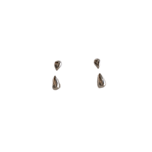 Boucle d'oreille traversante courte