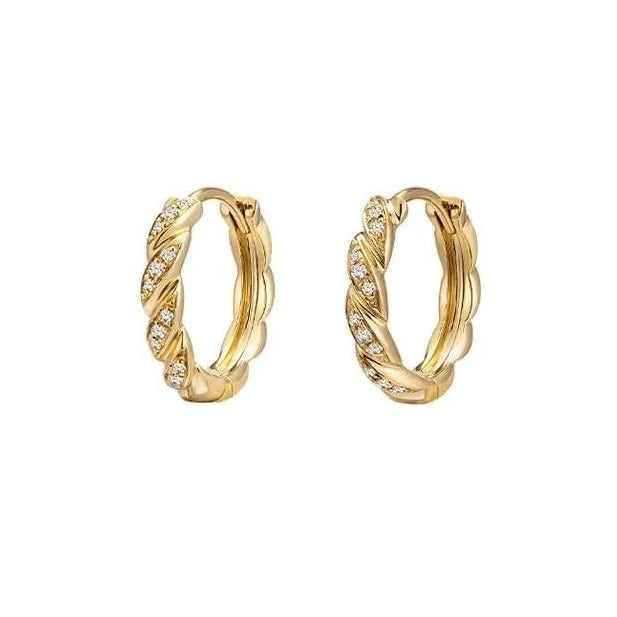 Boucle d'Oreille Tresse