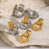 Boucles d&#39;Oreilles Acier Inoxydable