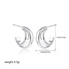 Boucles d&#39;Oreilles Bicolore
