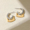 Boucles d&#39;Oreilles Bicolore