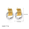 Boucles d&#39;Oreilles Bicolore