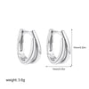 Boucles d&#39;Oreilles Bicolore