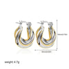 Boucles d&#39;Oreilles Bicolore