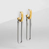 Boucles d&#39;Oreilles Bicolore