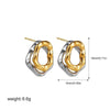 Boucles d&#39;Oreilles Bicolore