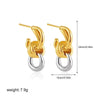 Boucles d&#39;Oreilles Bicolore