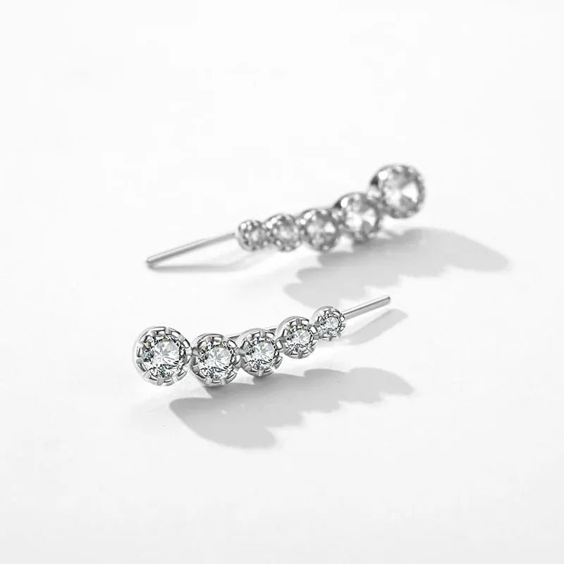 Boucles d&#39;Oreilles Grimpantes en Argent
