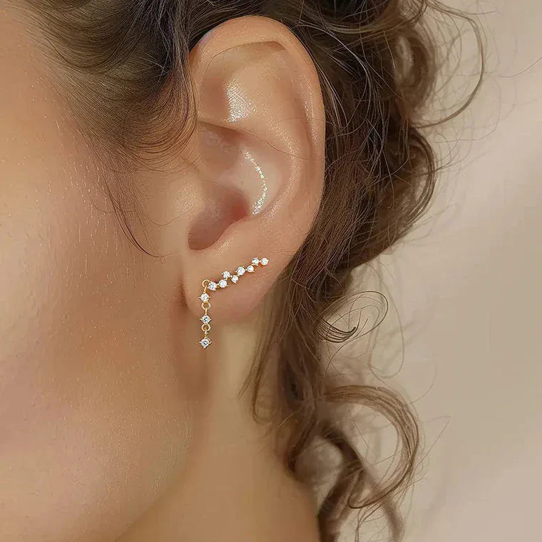 Boucles d&#39;Oreilles Grimpantes Or