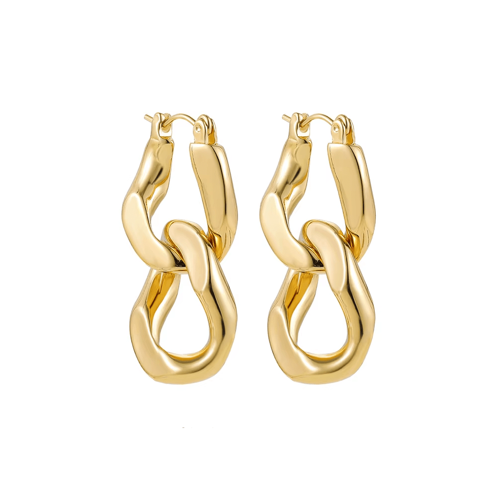 Boucles d'Oreilles Maillon