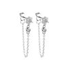 Boucles d&#39;Oreilles Pendantes Fleurs