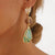 Boucles d'Oreilles Pendantes Pierres