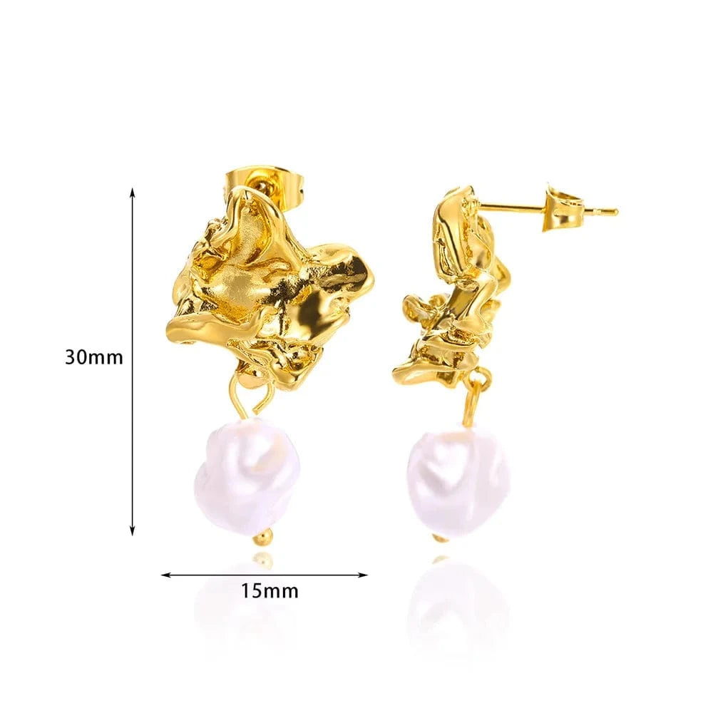 Boucles d&#39;Oreilles Perles Pendantes