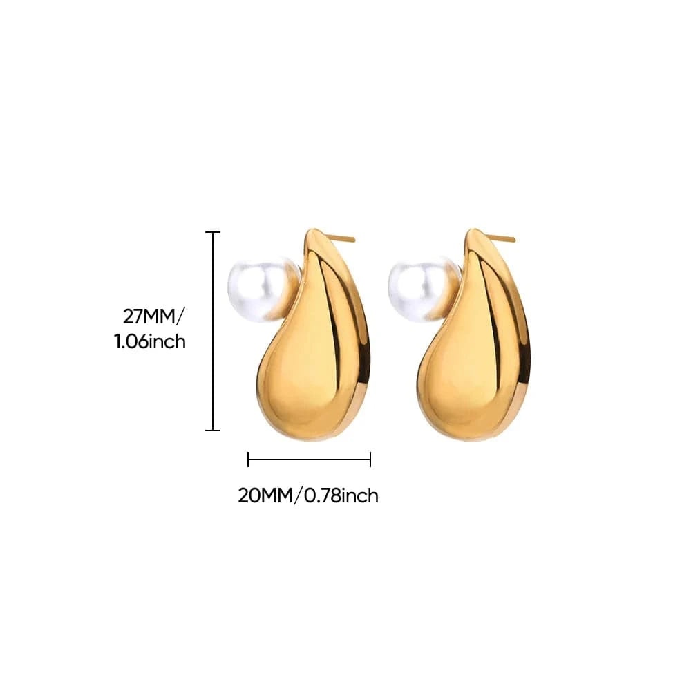 Boucles d&#39;Oreilles Perles Pendantes