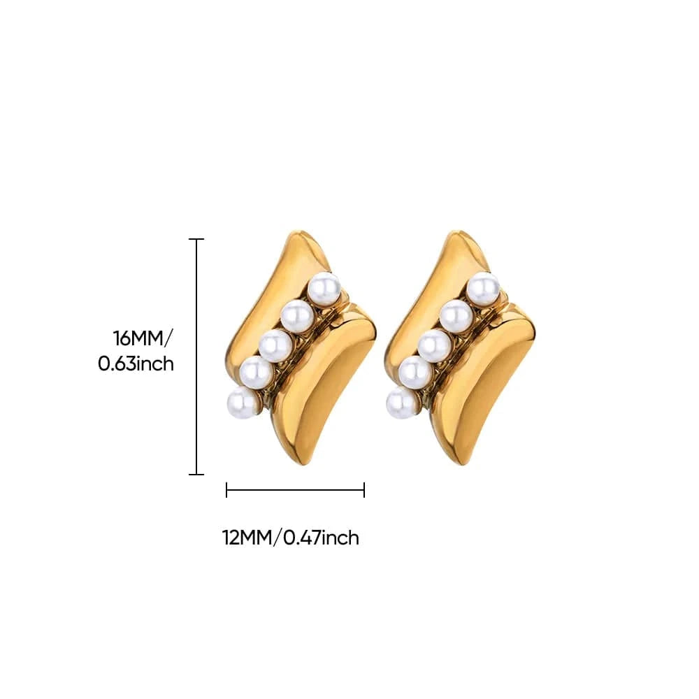 Boucles d&#39;Oreilles Perles Pendantes