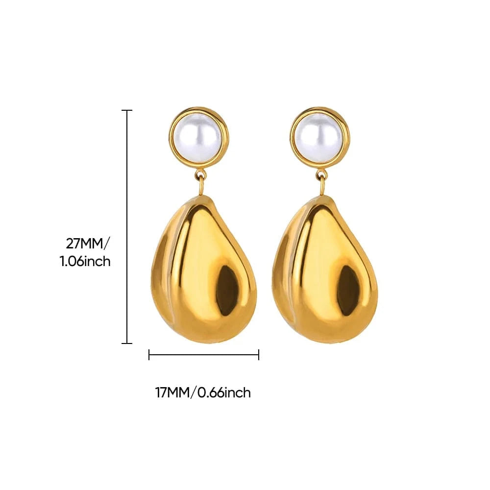 Boucles d&#39;Oreilles Perles Pendantes