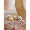 Boucles d&#39;Oreilles Pierre Blanche