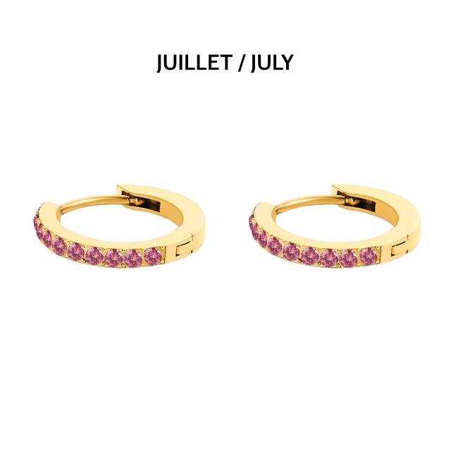 Boucles d&#39;Oreilles Pierre de Naissance