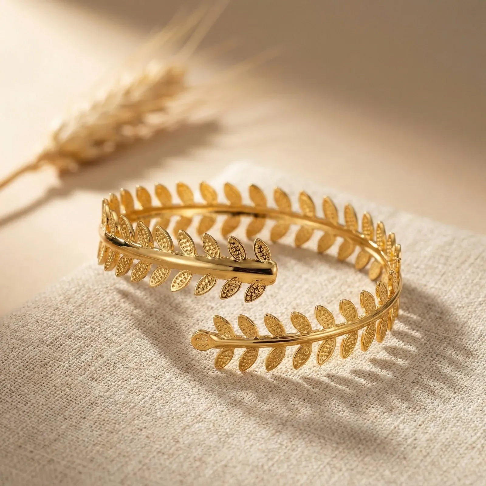 Bracelet Bras Feuille de Laurier
