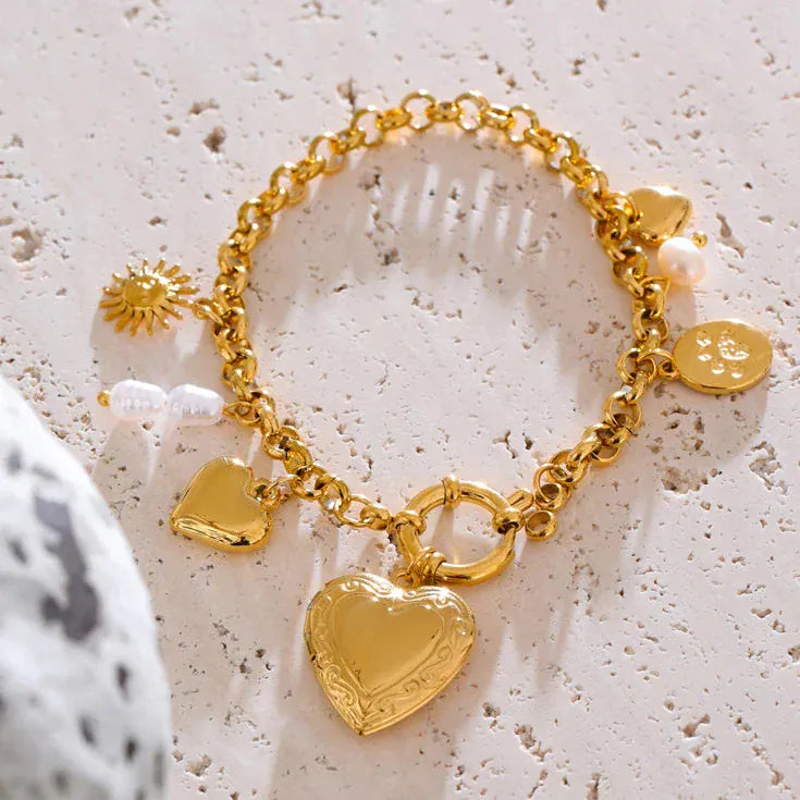 Bracelet Charm Coeur