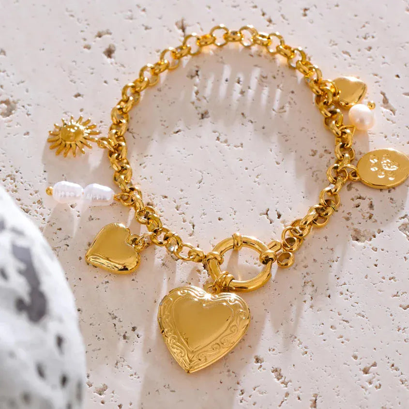 Bracelet Charm Coeur