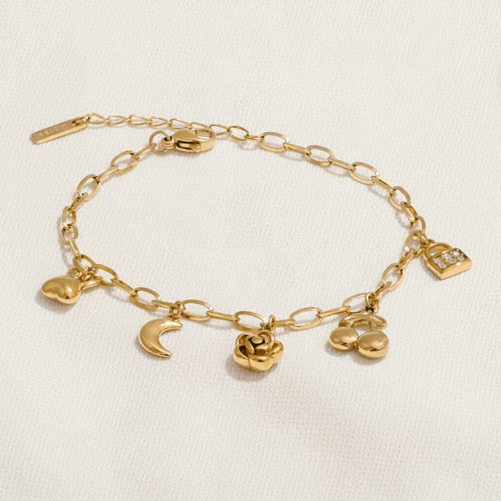 Bracelet Charm Or
