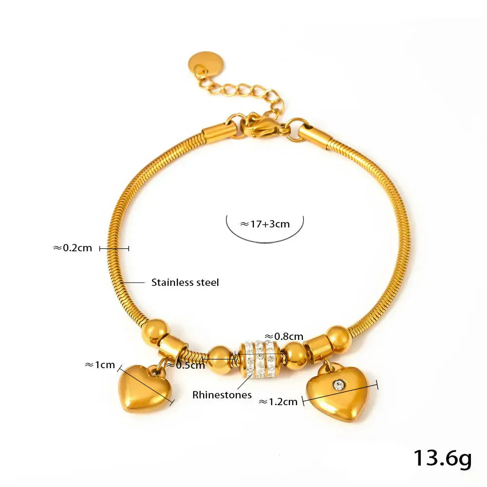Bracelet Charms Acier Inoxydable