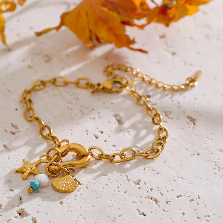 Bracelet Charms avec des Pendants