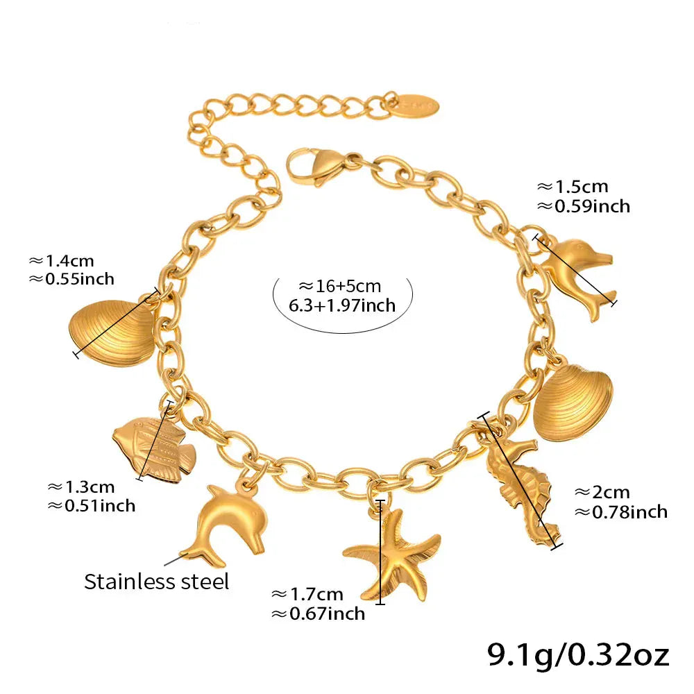 Bracelet Charms Coquillage