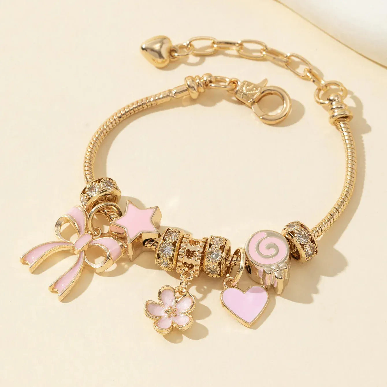 Bracelet Charms Rose