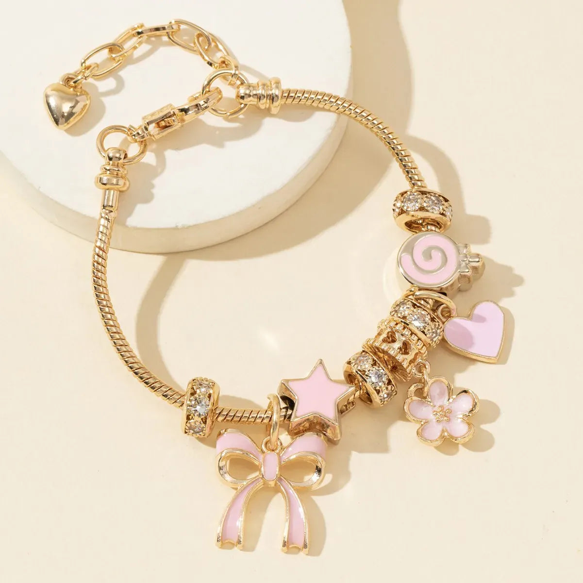 Bracelet Charms Rose