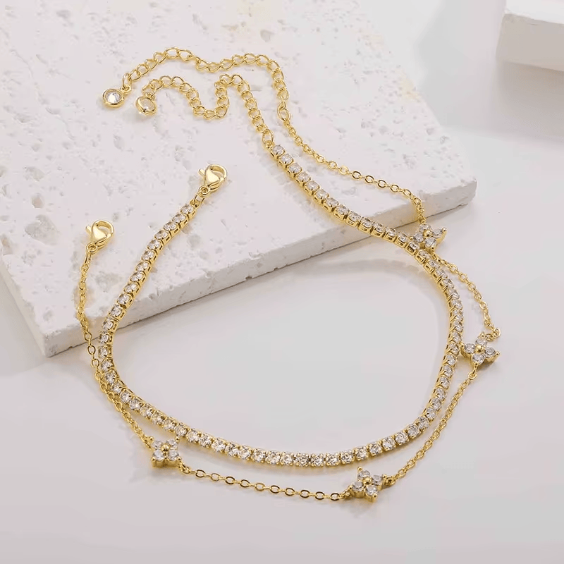 Bracelet Cheville Trèfle