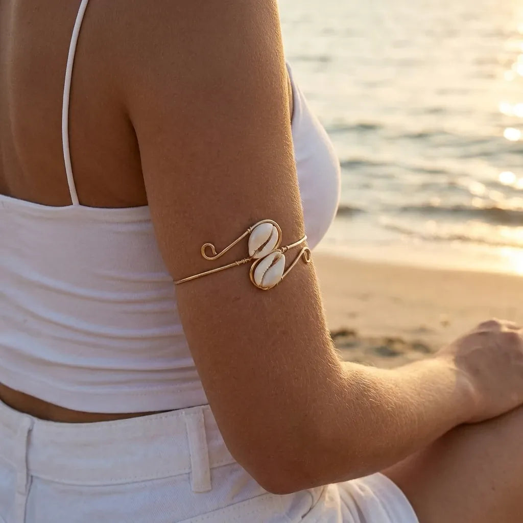 Bracelet de Bras Fin Coquillage