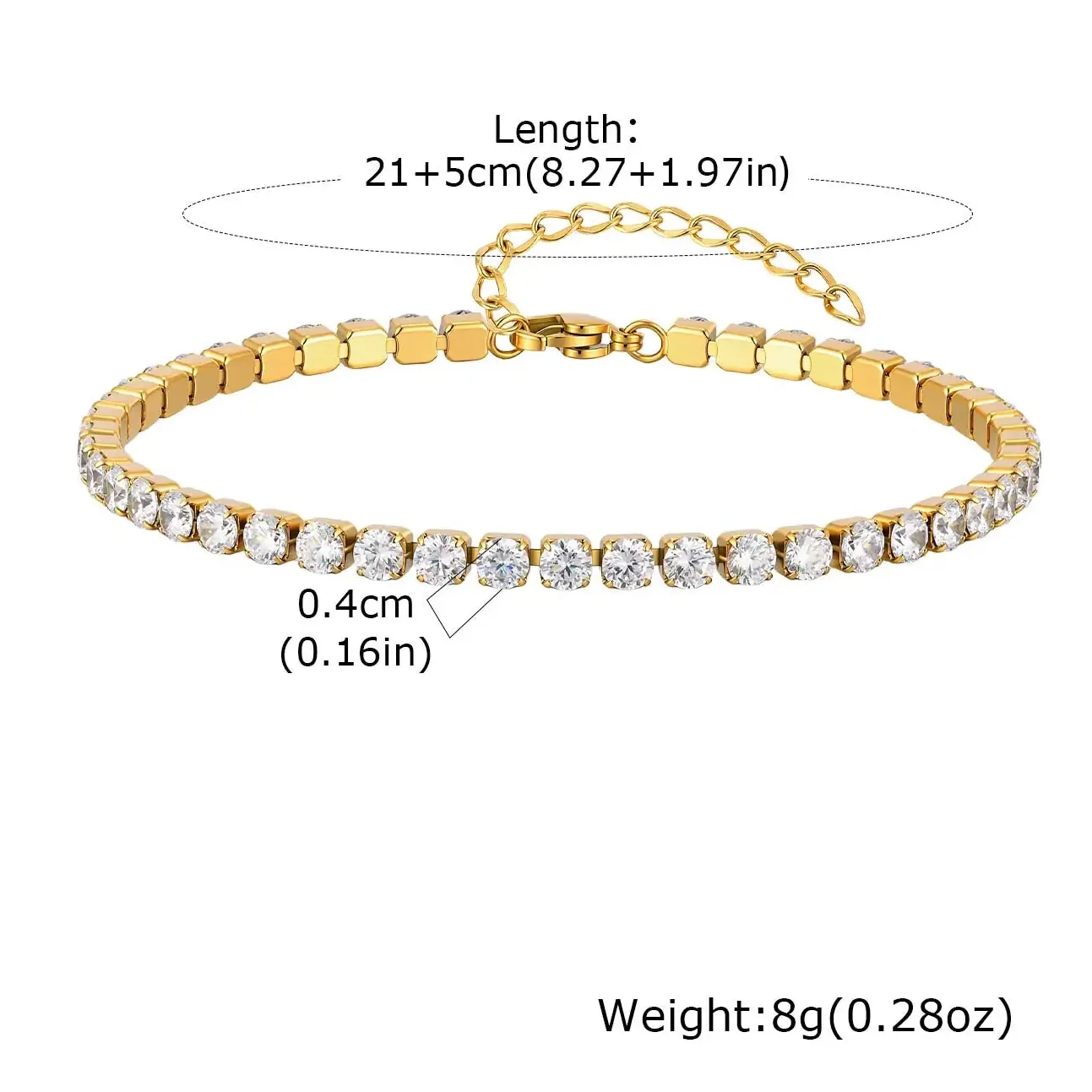 Bracelet de Cheville Diamant