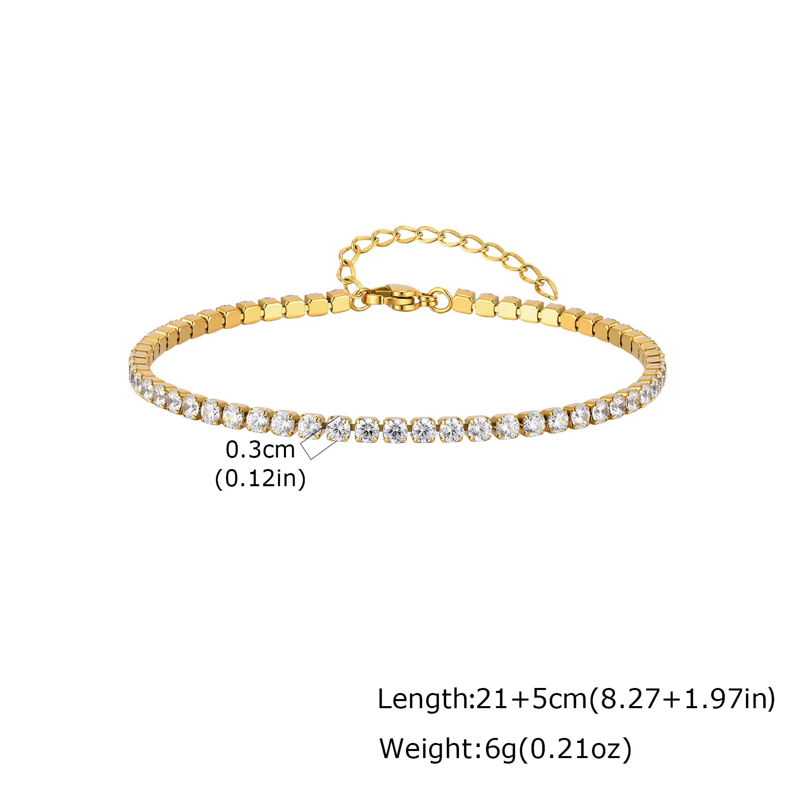 Bracelet de Cheville Diamant