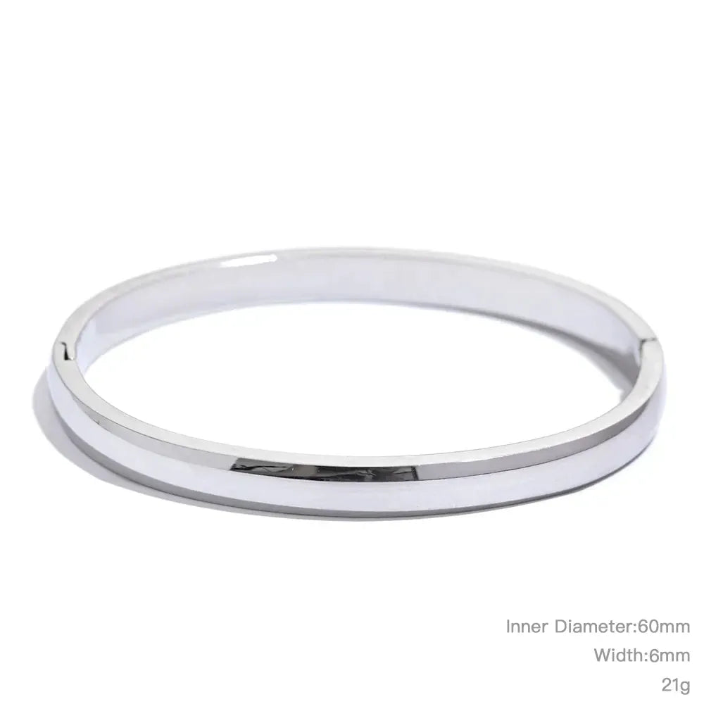 Bracelet Jonc Acier Inoxydable