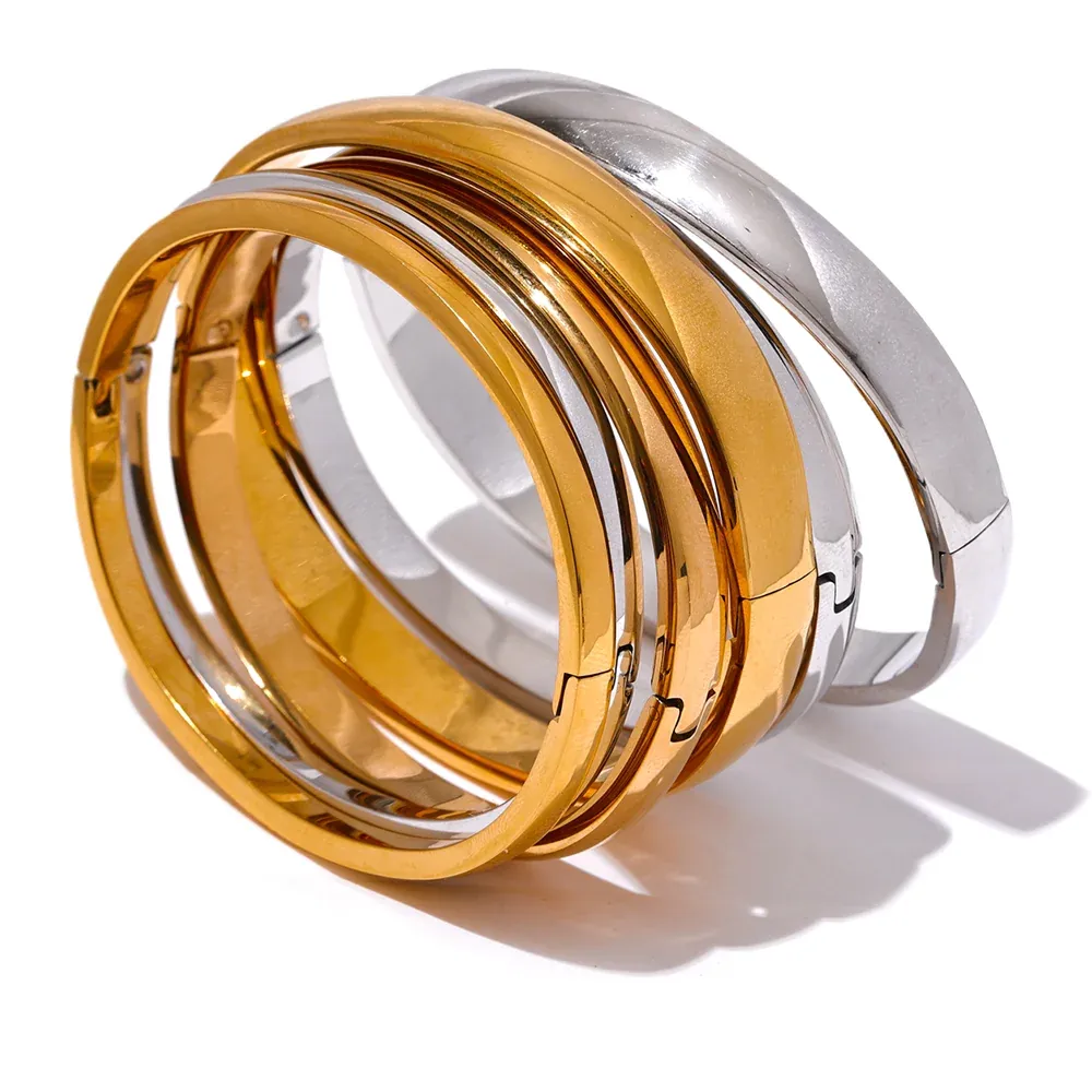Bracelet Jonc Acier Inoxydable