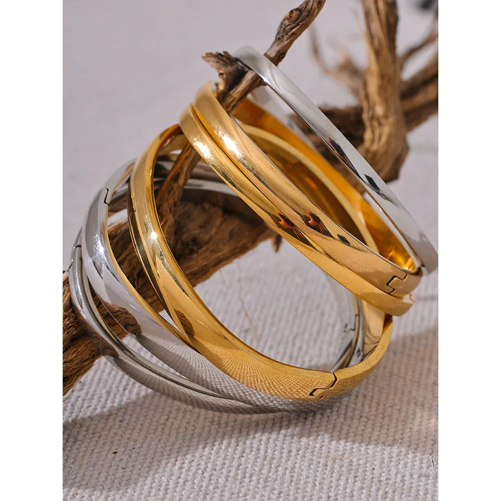 Bracelet Jonc Acier Inoxydable