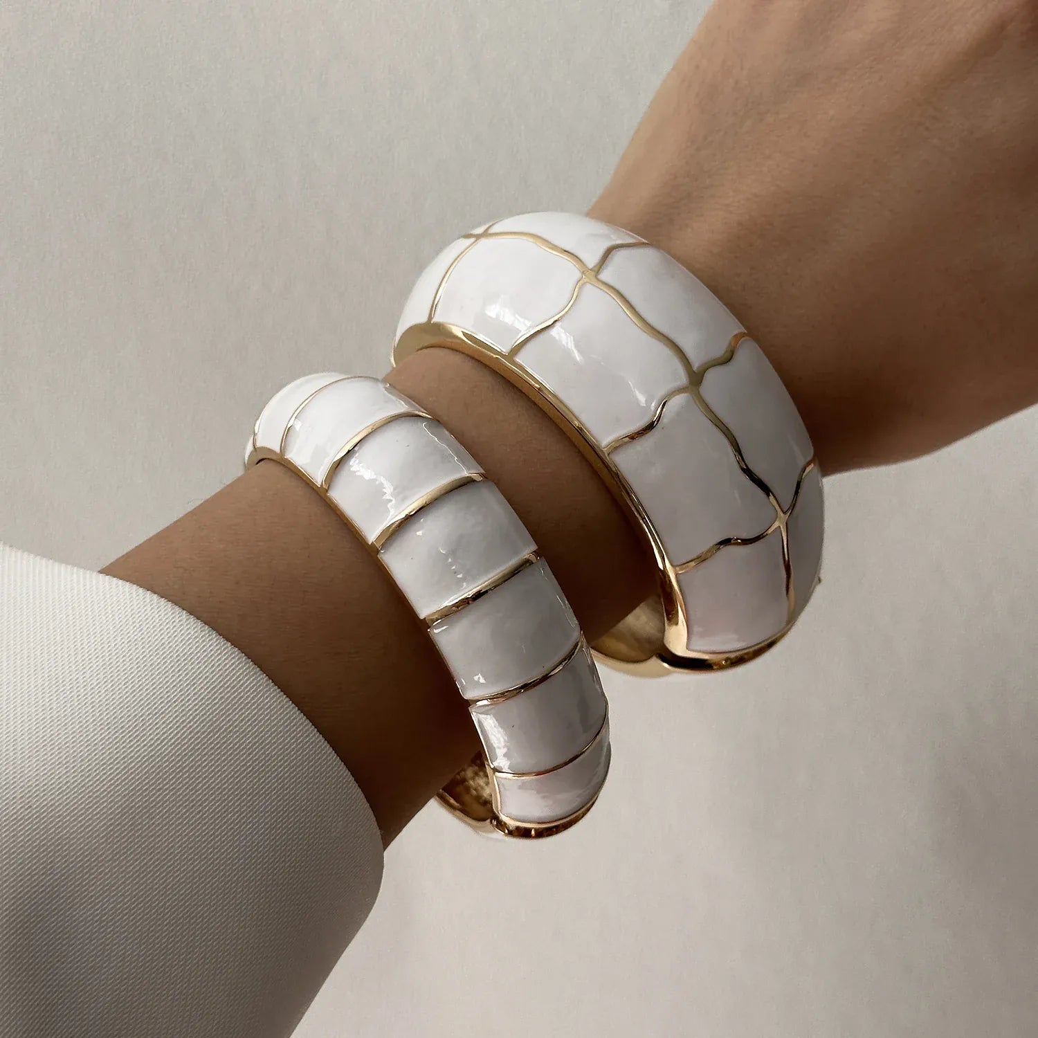 Bracelet Jonc Blanc