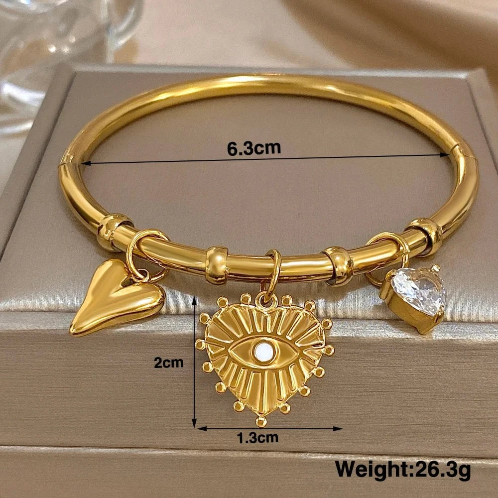 Bracelet Jonc Charms