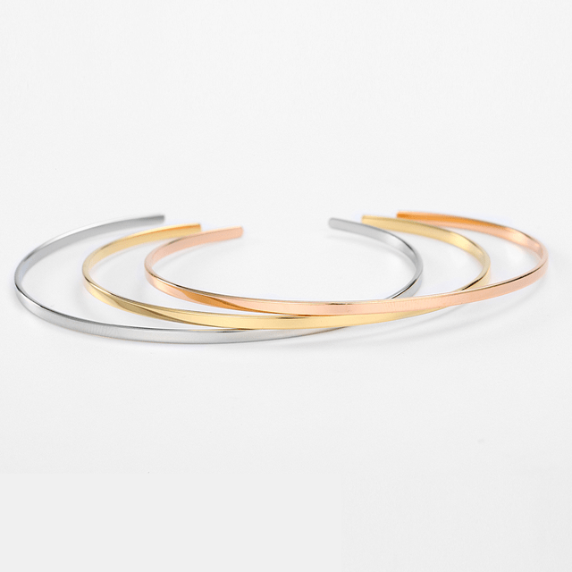 Bracelet jonc femme fin