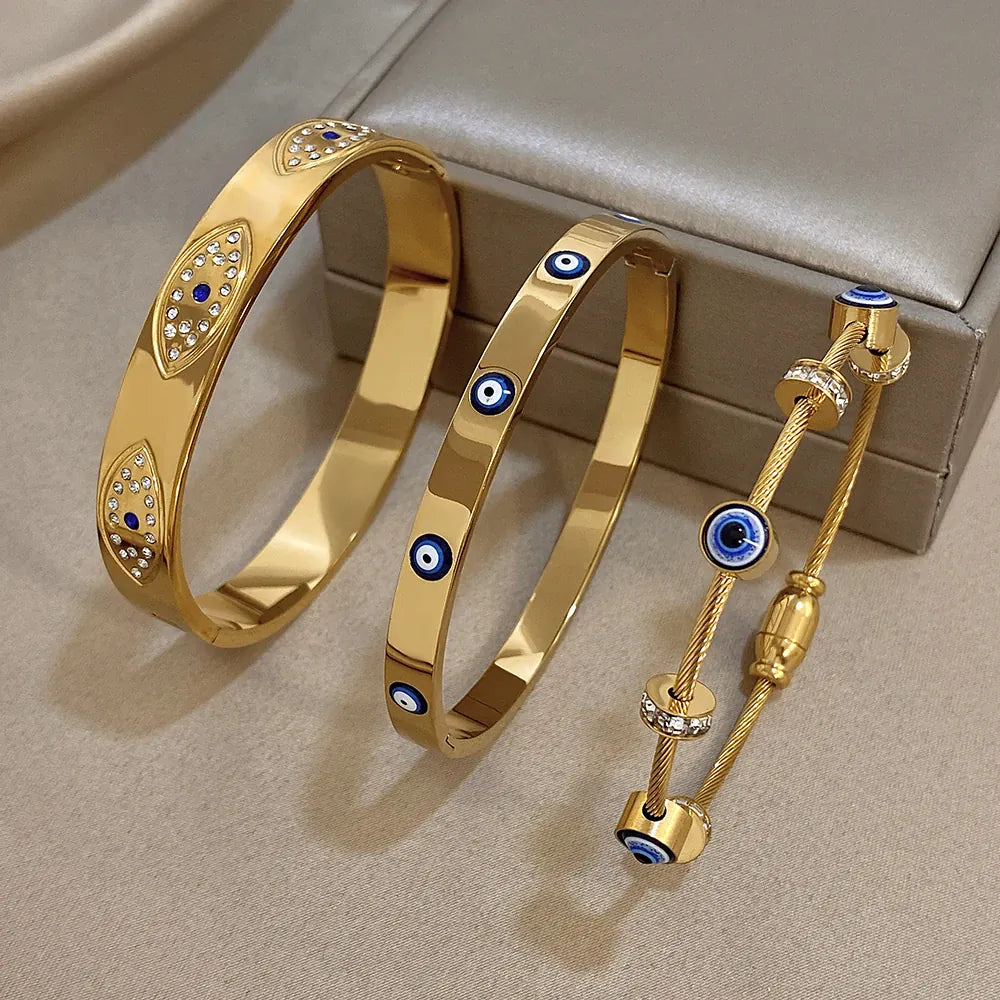 Bracelet Jonc Mauvais Oeil
