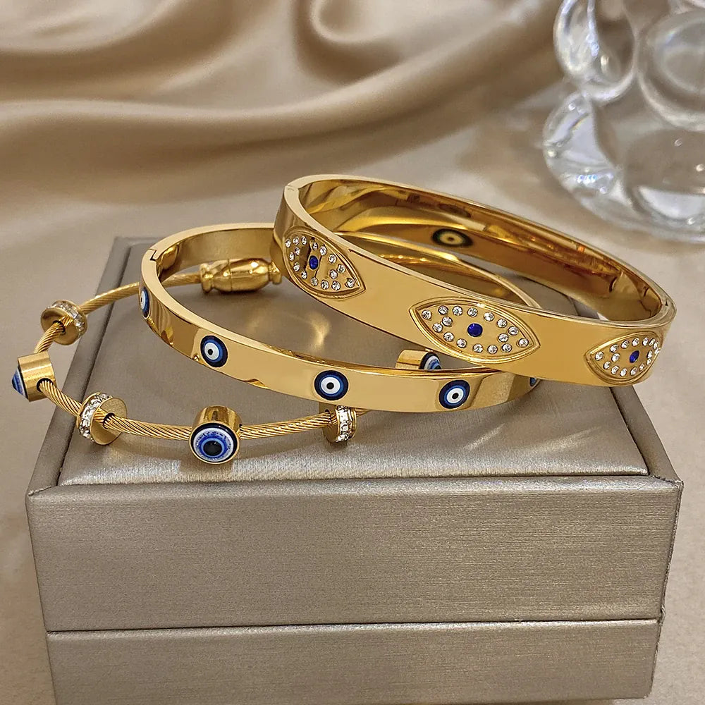 Bracelet Jonc Mauvais Oeil