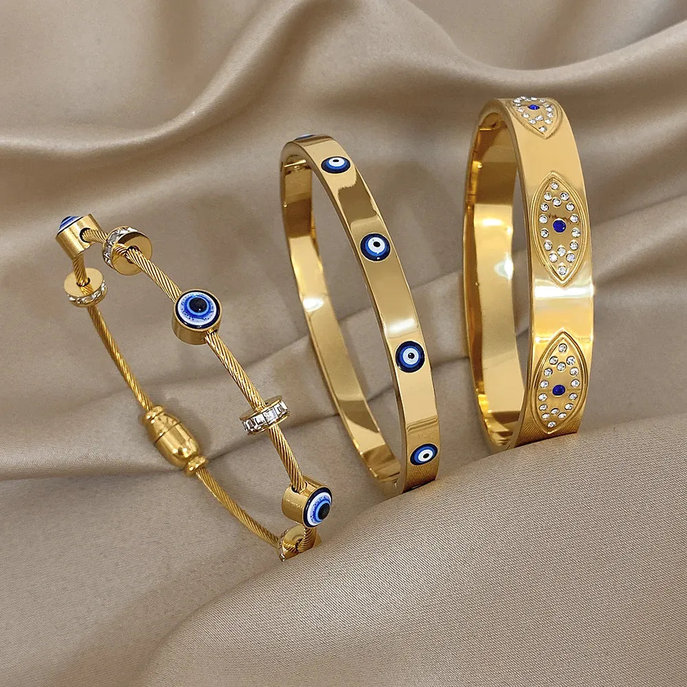 Bracelet Jonc Mauvais Oeil
