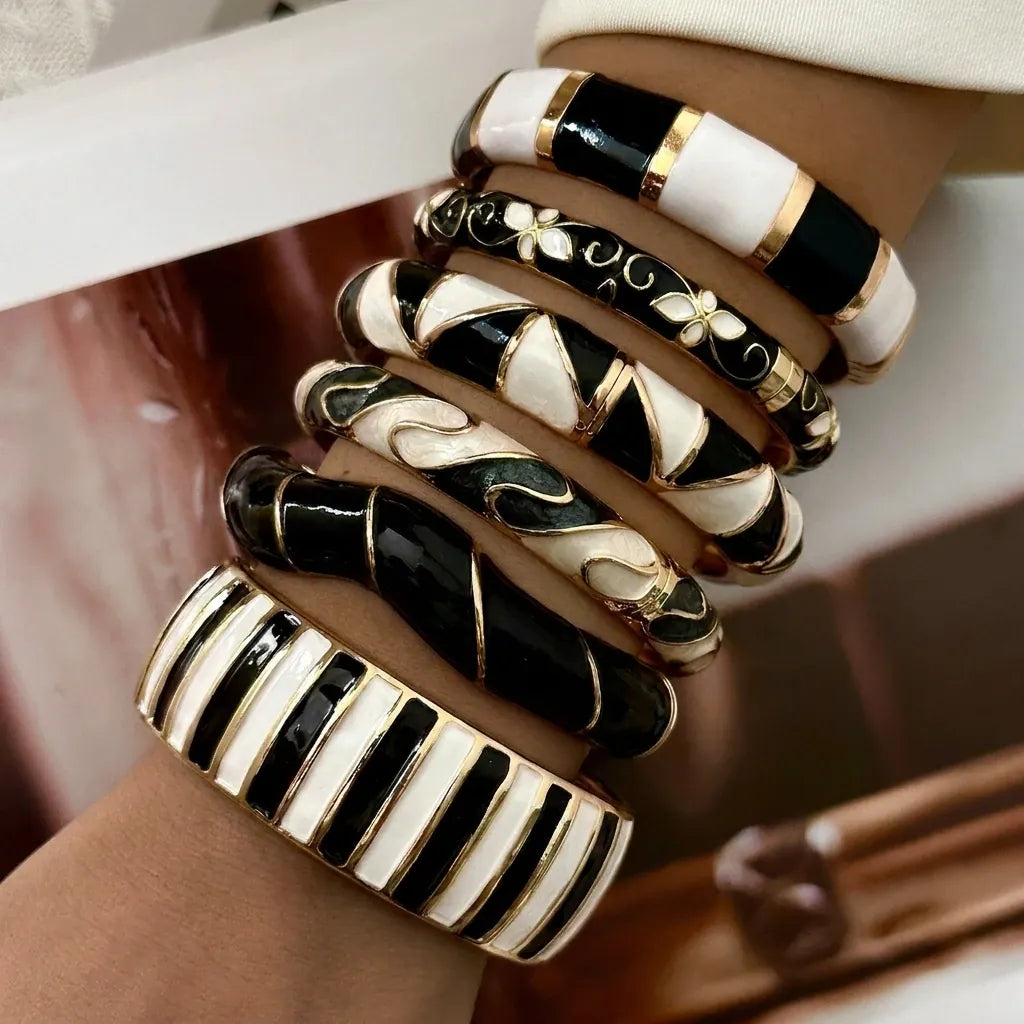 Bracelet Jonc Noir