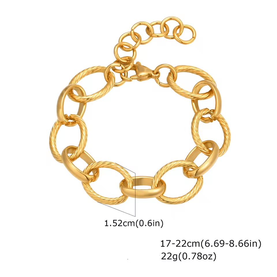 Bracelet Multi Chaine Grain de Café