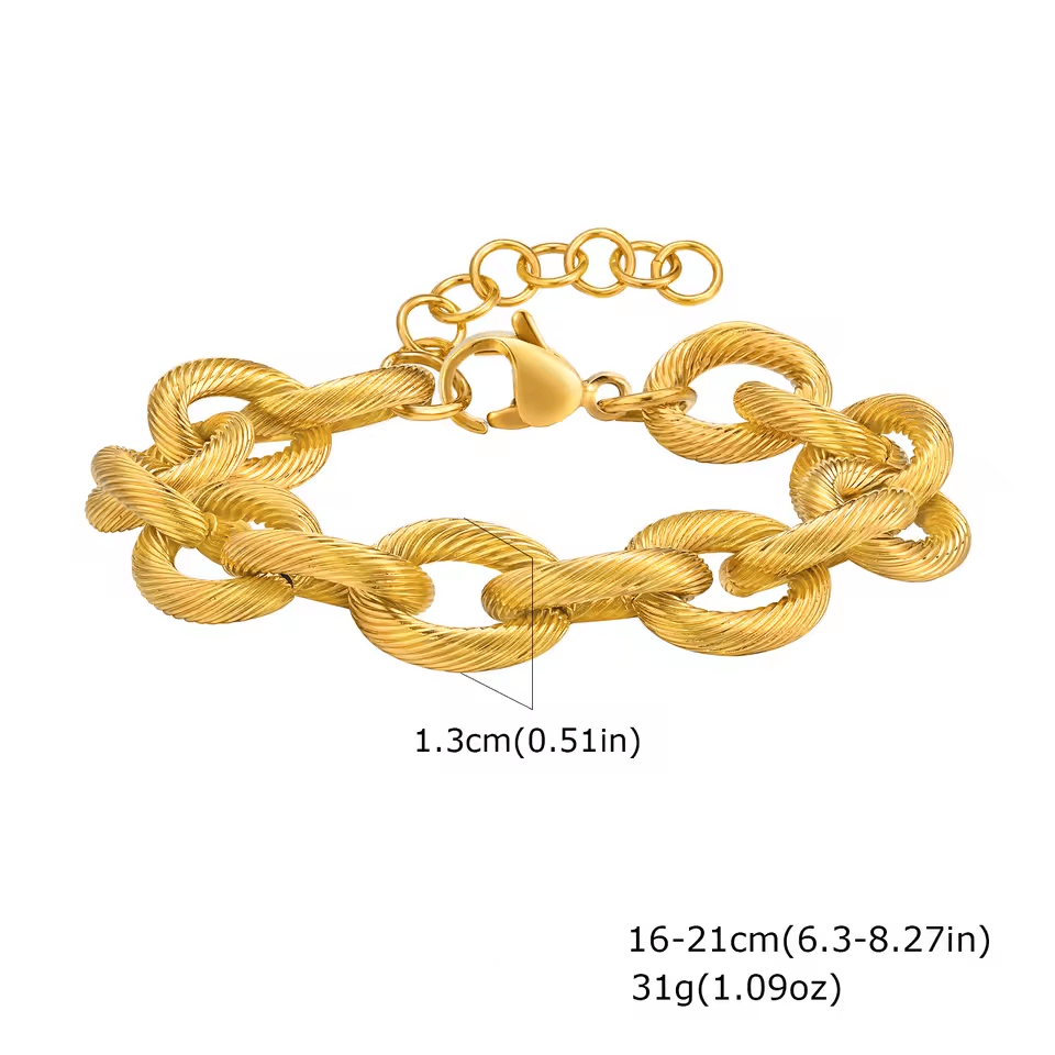 Bracelet Multi Chaine Grain de Café