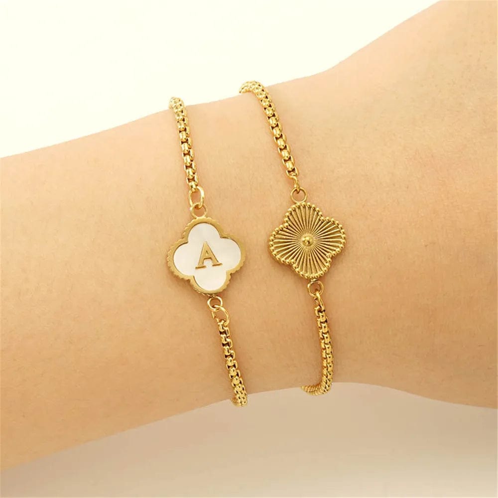 Bracelet Trefle Lettre